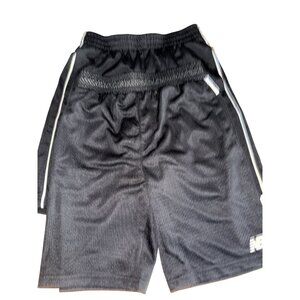 New Balance & Xersion Youth Athletic Shorts Black Mesh Activewear M (10/12)